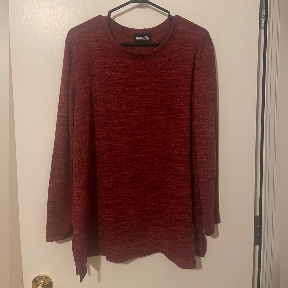 Marallis Red long sleeve top
